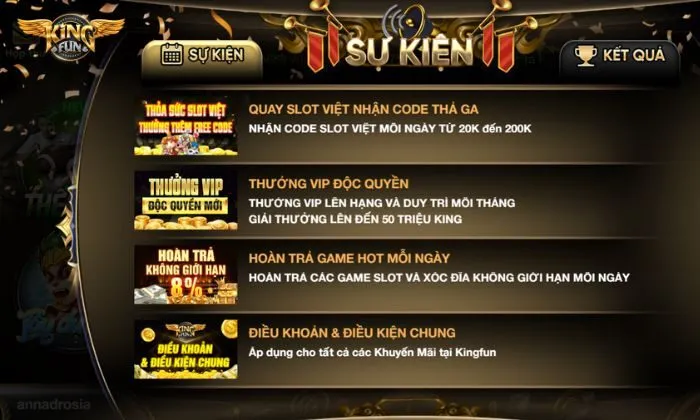 Lô đề kingfun Khuyến mãi Kingfun hấp dẫn